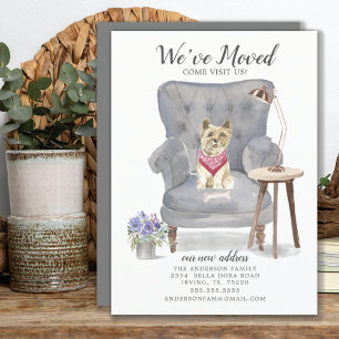 Cairn Terrier Dog   Verplaatsingsaankondiging Aankondiging