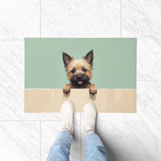 Cairn Terrier Doormat Art Deurmat (Binnen)