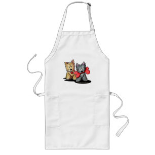 Cairn Terrier Duo Apron Lang Schort