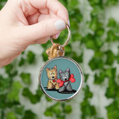 Cairn Terrier Duo Sleutelhanger (Hand)