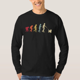 Cairn Terrier Evolutie Retro T-shirt