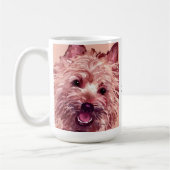 Cairn Terrier Face Art Mok (Links)