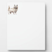 Cairn Terrier Fotoplaat (Voorkant)