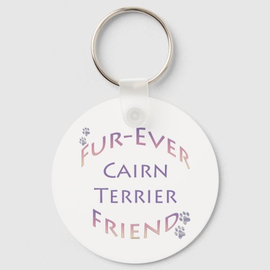 Cairn Terrier Furever Sleutelhanger (Voorkant)