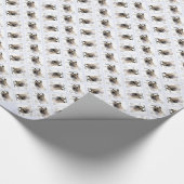 Cairn Terrier Geschiedenis Ontwerp Cadeaupapier (Hoek)