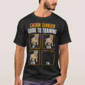 Cairn Terrier gids voor training T-shirt (Voorkant)