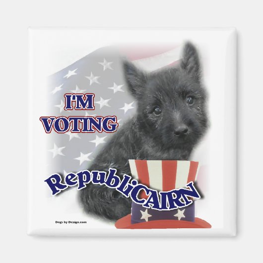 Cairn Terrier Gifts Magneet (Voorkant)