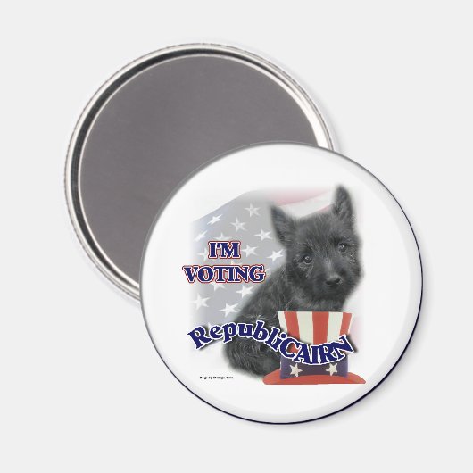 Cairn Terrier Gifts Magneet (Voorkant / Achterkant)