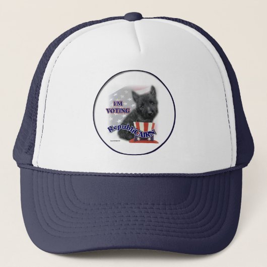 Cairn Terrier Gifts Trucker Pet (Voorkant)