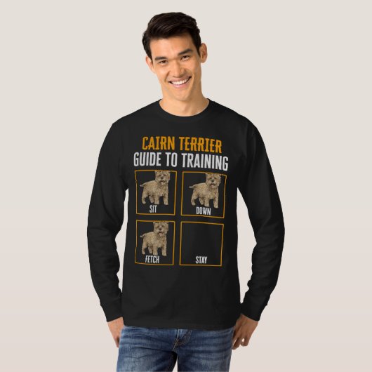 Cairn Terrier Guide To Training T-shirt (Voorkant volledig)