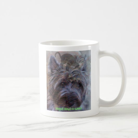 CAIRN TERRIER HALLOWEEN COFFEE MOK (Rechts)