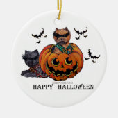 Cairn Terrier Halloween Keramisch Ornament (Voorkant)