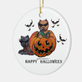 Cairn Terrier Halloween Keramisch Ornament (Links)
