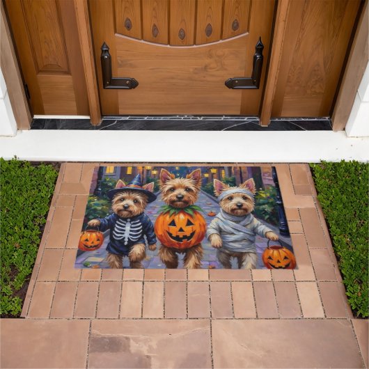 Cairn Terrier Halloween Kostuums Deurmat (Buiten)