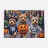 Cairn Terrier Halloween Kostuums Deurmat (Voorkant)