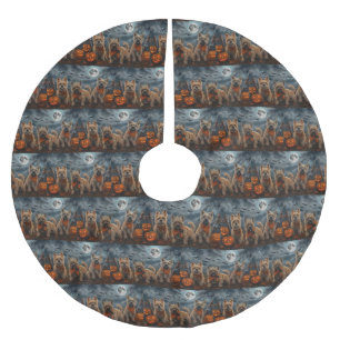 Cairn Terrier Halloween Spoken Kerstboom Rok