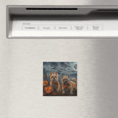 Cairn Terrier Halloween Spoken Magneet (Insitu (Vaatwasser))