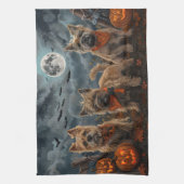 Cairn Terrier Halloween Spoken Theedoek (Verticaal)