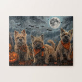 Cairn Terrier Halloween Spooky Legpuzzel (Horizontaal)