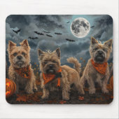 Cairn Terrier Halloween Spooky Muismat (Voorkant)