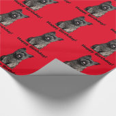 Cairn Terrier Happy Birthday! Cadeaupapier (Hoek)