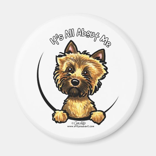 Cairn Terrier heeft alles over mij Magneet (Voorkant)