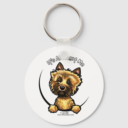 Cairn Terrier heeft alles over mij Sleutelhanger (Voorkant)