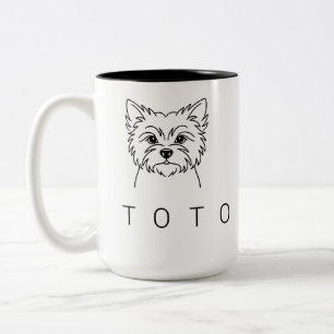 Cairn Terrier   Heritage Gepersonaliseerde 15oz Mo Tweekleurige Koffiemok
