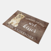 Cairn Terrier Hond Gepersonaliseerde Deurmat (Schuin)