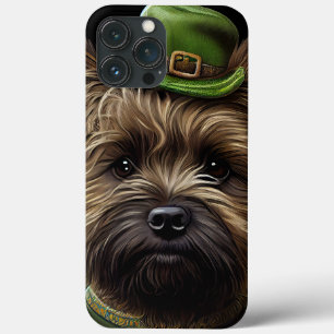 Cairn Terrier hond in St. Patrick's Day jurk Case-Mate iPhone Case
