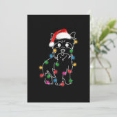 Cairn Terrier Hond Lichtjes Kerstmis Bijpassende F Feestdagenkaart (Staand voorkant)