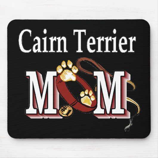 Cairn Terrier Hond MOM Muismat (Voorkant)
