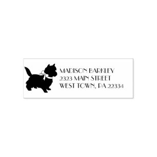 Cairn Terrier Hond Puppy Zelfinktende Stempel