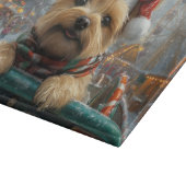 Cairn Terrier Hond Roller Coaster Kerstmis Snijplank (Hoek)