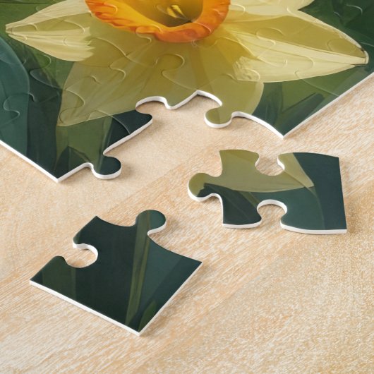 Cairn Terrier Hond Spring Bloemen Schilderen Legpuzzel (Zijkant)