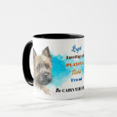 Cairn Terrier Hond Trouwe Vriend Mok (Voorkant links)