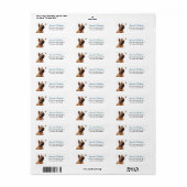Cairn Terrier Hond Vlinder Wonder Etiket (Full Sheet)