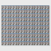 Cairn Terrier Hond Winter Wonderland Kerstvreugde Cadeaupapier (Vlak)