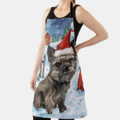 Cairn Terrier Hond Winter Wonderland Kerstvreugde Schort (Insitu)