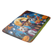 Cairn Terrier Honden Pompoen Halloween Grappig Badmat (Gekanteld)