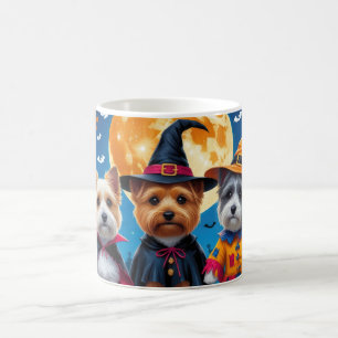 Cairn Terrier Honden Pompoen Halloween Grappig Koffiemok