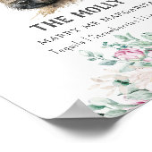 Cairn Terrier Hondenhandtekening Drink Teken Poster (Hoek)