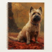 Cairn Terrier in Herfst laat Herfst inspireren Planner (Voorkant)