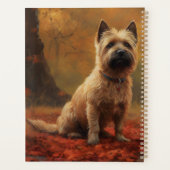 Cairn Terrier in Herfst laat Herfst inspireren Planner (Achterkant)