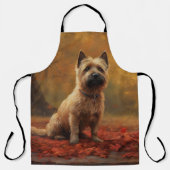 Cairn Terrier in Herfst laat Herfst inspireren Schort (Voorkant)