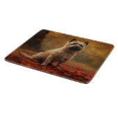 Cairn Terrier in Herfst laat Herfst inspireren Snijplank (Hoek)