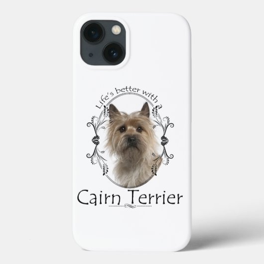 Cairn Terrier iPhone Wallet Case (Achterkant)