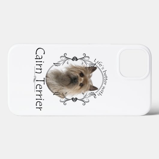 Cairn Terrier iPhone Wallet Case (Achterkant (horizontaal))