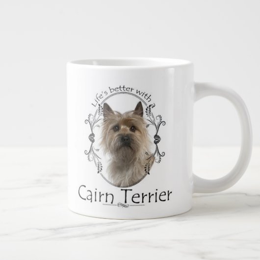 Cairn Terrier Jumbo Mok (Rechts)