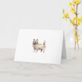 Cairn Terrier Kaart (Gele Bloem)